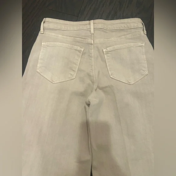 L’Agence Alicent High Rise Wide Leg Biscuit Khaki Tan Sz 25 Pant Jeans - Picture 5 of 7